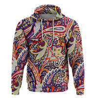 Paisley Bandana Hoodie Pattern Seamless Ver.98 RLT13 - Wonder Print Shop