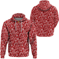 Paisley Bandana Hoodie Pattern Seamless Ver.65 RLT13 - Wonder Print Shop