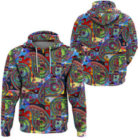 Paisley Bandana Hoodie Pattern Seamless Ver.31 RLT13 - Wonder Print Shop