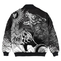 Viking Skoll and Hati New Style Bomber Jacket RLT13 - Wonder Print Shop