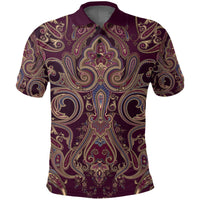 Paisley Polo Shirt Bandana Pattern Seamless Ver.210 RLT13 - Wonder Print Shop