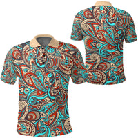Paisley Polo Shirt Bandana Pattern Seamless Ver.218 RLT13 - Wonder Print Shop