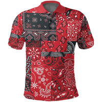 Paisley Polo Shirt Bandana Pattern Seamless Ver.212 RLT13 - Wonder Print Shop