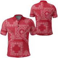 Paisley Polo Shirt Bandana Pattern Seamless Ver.219 RLT13 - Wonder Print Shop