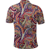Paisley Polo Shirt Bandana Pattern Seamless Ver.203 RLT13 - Wonder Print Shop