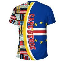 Cape Verde Flag and Kente Pattern Special RLT13 - Wonder Print Shop
