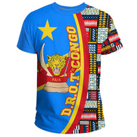 D.R Congo Flag and Kente Pattern Special RLT13 - Wonder Print Shop