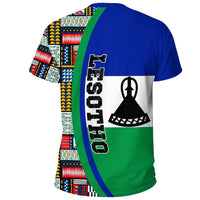 Esotho Flag and Kente Pattern Special RLT13 - Wonder Print Shop