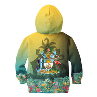 Bahamas Flag and Coat of Arms Special Style Kid Hoodie RLT13 - Wonder Print Shop