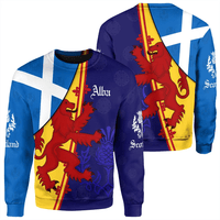 Scotland Alba Thistle Sweatshirt RLT12 - Wonder Print Shop