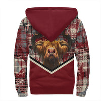 Scotland Tartan Grunge Plaid Sherpa Hoodie RLT12 - Wonder Print Shop