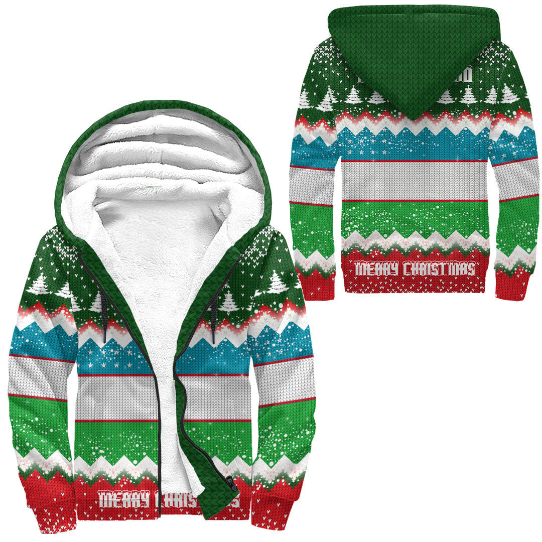 uzbekistan-merry-christmas-sherpa-hoodie