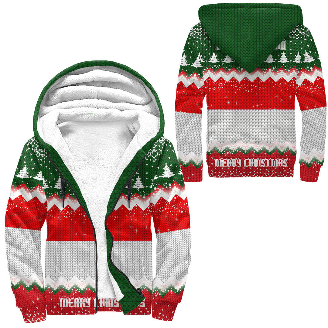 indonesia-merry-christmas-sherpa-hoodie