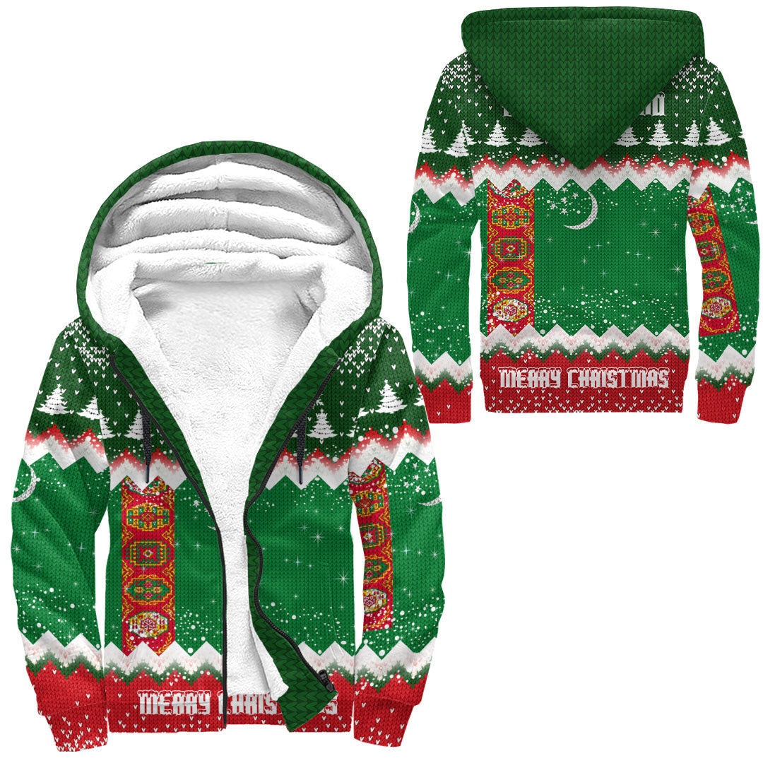 turkmenistan-merry-christmas-sherpa-hoodie