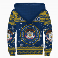 Utah Christmas Sherpa Hoodies - Wonder Print Shop