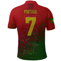 Portugal Soccer Style Polo Shirt - Wonder Print Shop