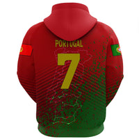 Portugal Soccer Style Hoodie - Wonder Print Shop