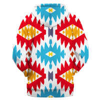 Native American Red Seamless Ethnic Pattern 3D Hoodie LT10 - Wonder Print Shop