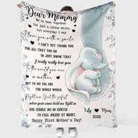 elephant-i-really-really-love-you-mothers-day-mother-personalized-flannel-blanket