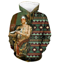 Chief Native American 3D Hoodie LT10 - Wonder Print Shop