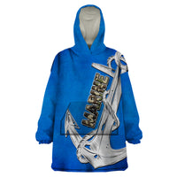 Autism Awareness Month Marine Life - Anchor In Love Wearable Blanket Hoodie TS07 - Wonder Print Shop