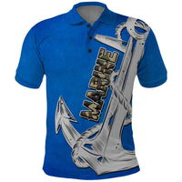 Autism Awareness Month Marine Life Anchor In Love Polo Shirt TS07 - Wonder Print Shop