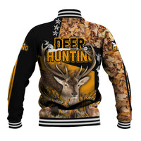 Deer Hunting Fall Of The Leaf Pattern Baseball Jacket - Wonder Print Shop