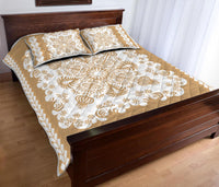 Hawaii Quilt Bed Set Pattern Version Special Gold LT13 - Wonder Print Shop