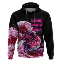 Custom Bass Fishing Hoodie Red - Wonder Print Shop