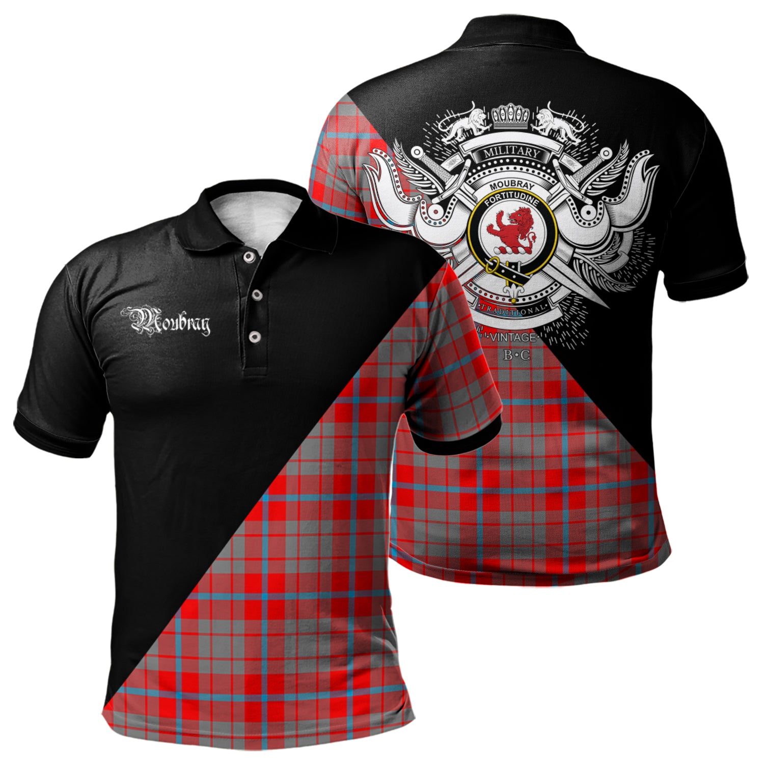scottish-moubray-clan-crest-military-logo-tartan-polo-shirt