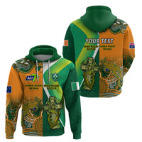 Custom Ireland and Australia Rugby Sevens Irish Sevens Mix Aussie Sevens Hoodie - Wonder Print Shop