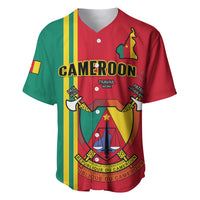 (Custom Personalised) Cameroon Happy Unity Day Cameroun Coat Of Arms Baseball Jersey - Wonder Print Shop