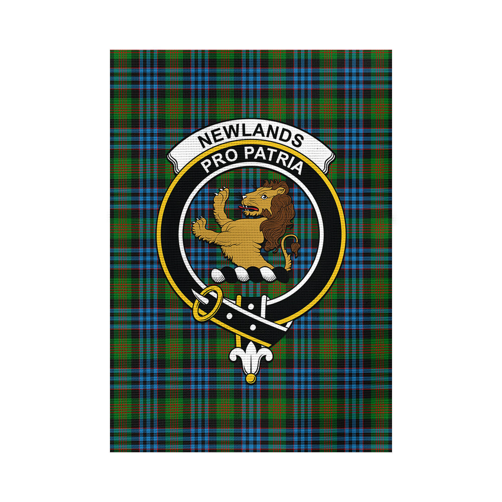scottish-newlands-of-lauriston-clan-crest-tartan-garden-flag