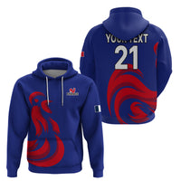 Custom France Rugby 7s Hoodie 2023 Les Bleus Roosters - Wonder Print Shop