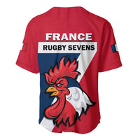 France Rugby 7s Sporty Style Baseball Jersey - Wonder Print Shop