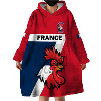 France Rugby 7s Sporty Style Wearable Blanket Hoodie - Wonder Print Shop