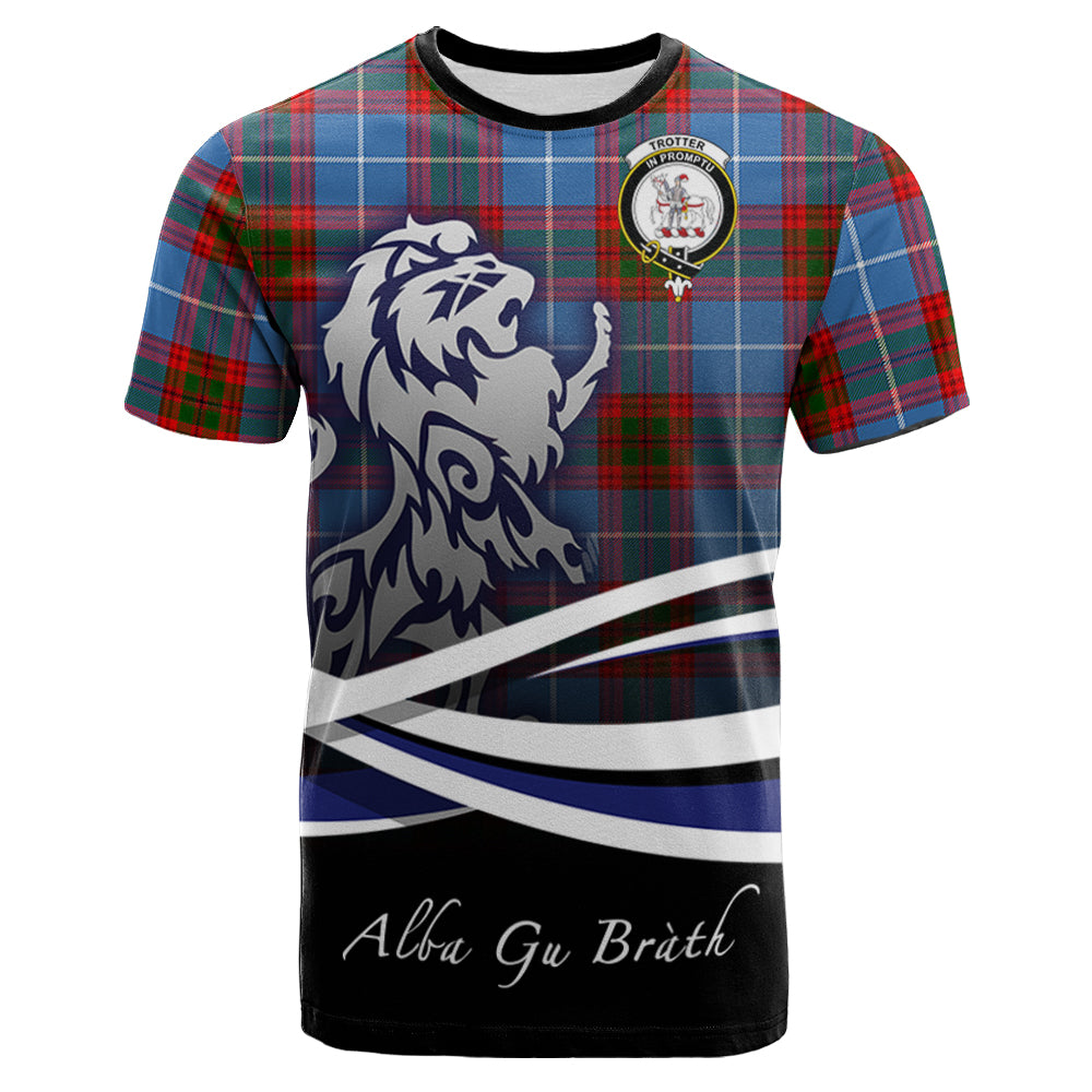 scottish-trotter-clan-crest-scotland-lion-tartan-t-shirt