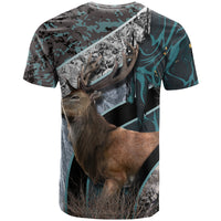 Deer Hunting Abstract Pattern T Shirt - Wonder Print Shop