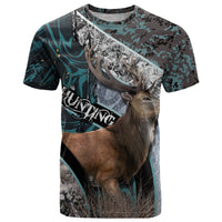 Deer Hunting Abstract Pattern T Shirt - Wonder Print Shop