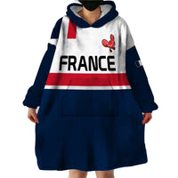 France Rugby 7s Le XV de France Wearable Blanket Hoodie - Wonder Print Shop