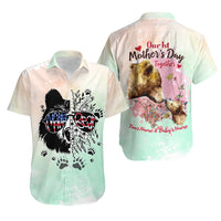 Personalised Mama Bear US Flag First Mother's Day Together Hawaiian Shirt TS07 - Wonder Print Shop