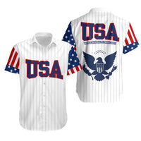 United States 2023 Baseball Classic Uniform USA Flag Hawaiian Shirt - Wonder Print Shop