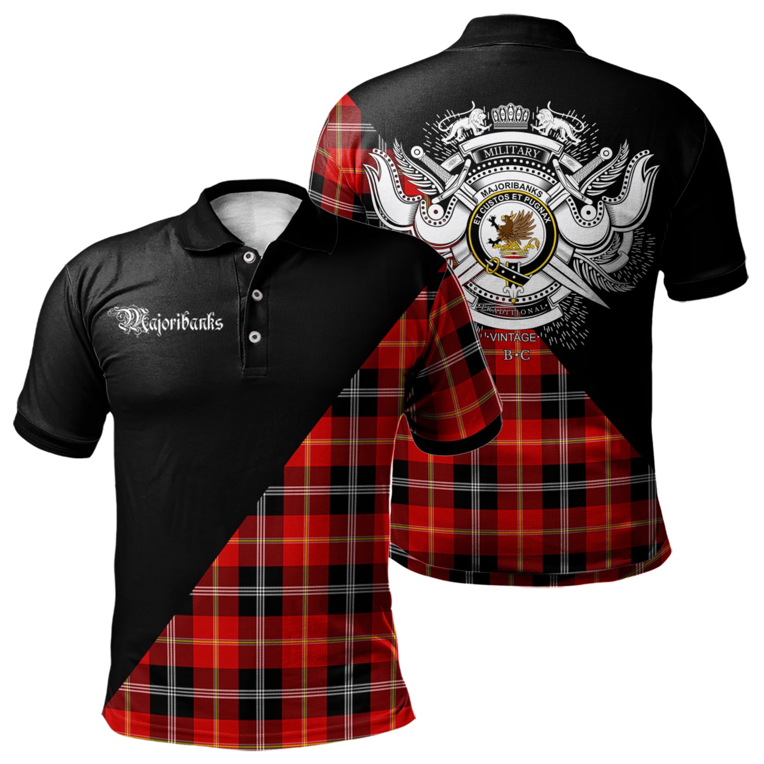 scottish-majoribanks-clan-crest-military-logo-tartan-polo-shirt