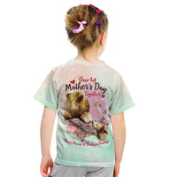 Personalised Mama Bear US Flag First Mother's Day Together Kid T Shirt TS07 - Wonder Print Shop