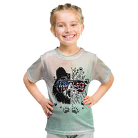 Personalised Mama Bear US Flag First Mother's Day Together Kid T Shirt TS07 - Wonder Print Shop