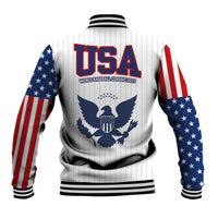 United States 2023 Baseball Classic Uniform USA Flag Baseball Jacket LT9 - Wonder Print Shop