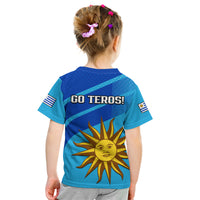 Uruguay Rugby 7s Sporty Style Kid T Shirt - Wonder Print Shop