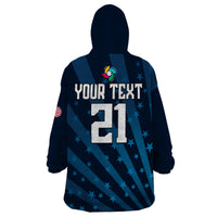 (Custom Personalised) United States 2023 Baseball Classic Wearable Blanket Hoodie - Wonder Print Shop