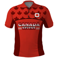 Canada Rugby 7s Polo Shirt Sporty Style - Wonder Print Shop