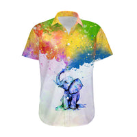 Autism Elephant Watercolor Style - It's Okay To Be Different Hawaiian Shirt TS07 - Wonder Print Shop